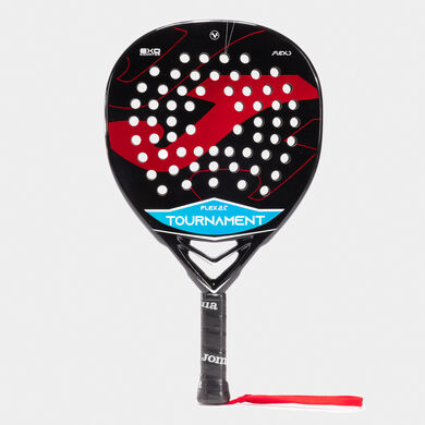 Pala de pádel Tournament Flex negro rojo