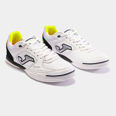 Scarpe calcio a 5 Top Flex 23 indoor bianco nero