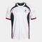 Kurzarmshirt mann Futbol Retro Mundial 2026 wei&szlig; marineblau