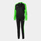 Tracksuit woman Eco Championship black fluorescent green