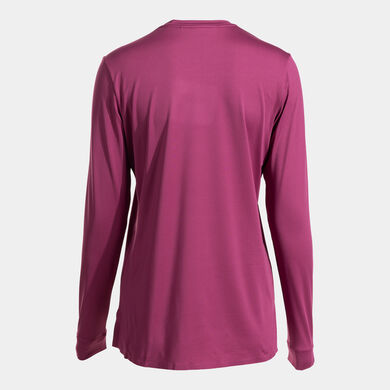 T-shirt maniche lunghe donna Breath viola