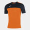 Camiseta manga corta hombre Winner naranja negro