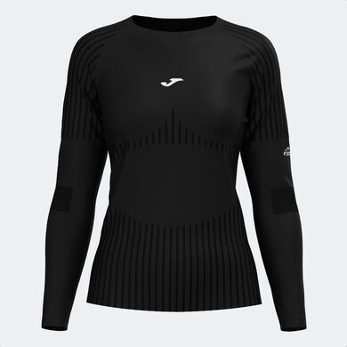 Tricou cu mânecă lungă damă R-Trail Nature negru