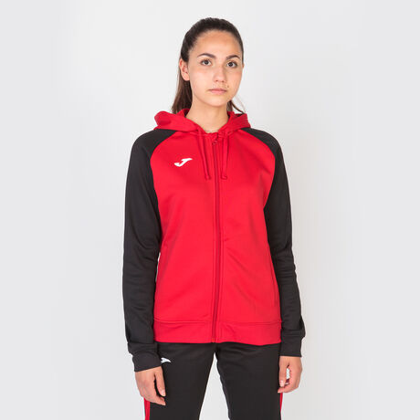 Joma Chaqueta Capucha Crew Iv negro sudaderas fitness mujer