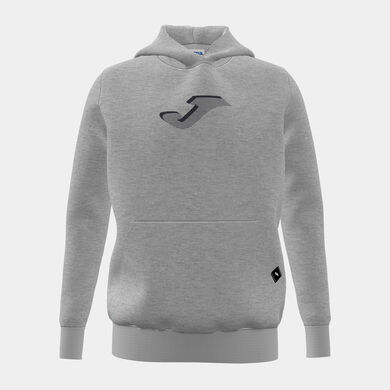 Felpa con cappuccio junior Gamma grigio melange