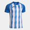 T-shirt manga curta homem Inter V azul royal branco