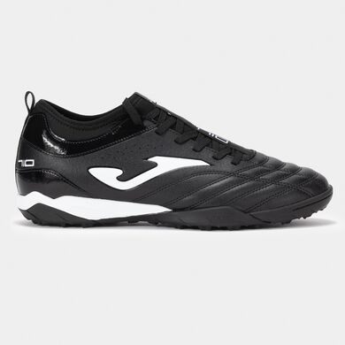 Botas fútbol Numero-10 24 moqueta - turf negro blanco