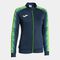 Jacket woman Elite XI navy blue fluorescent green