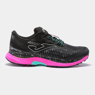 Zapatillas running Hispalis 21 mujer negro fucsia