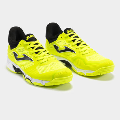 Pantofi sport handbal Breston 24 unisex galben fosforescent