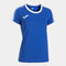 Maglia a manica corta donna Elite XI blu reale bianco