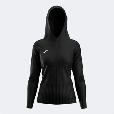 Casaco com capuz mulher R-Trail Nature preto
