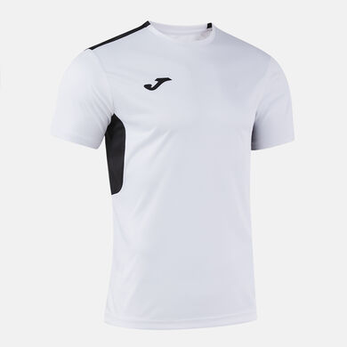 Shirt short sleeve man Winner IV white black