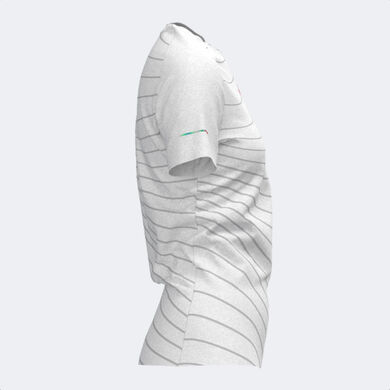 T-shirt manga curta mulher R-Night  branco