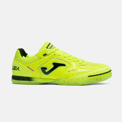 Pantofi sport fotbal &icirc;n sală Top Flex 26 indoor galben fosforescent