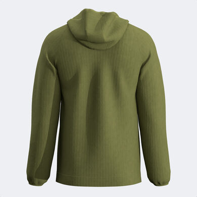 Hooded jacket man Mystic green