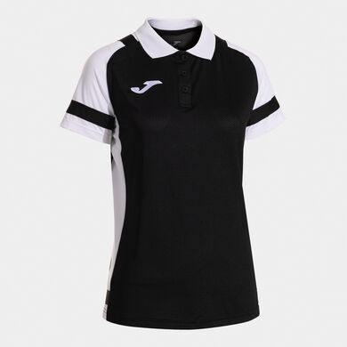 Polo shirt short-sleeve woman Lider black white