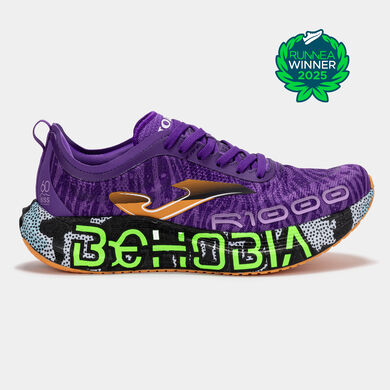 Chaussures running R1000 25 Course Behobia - San Sebasti&aacute;n unisexe violet
