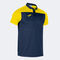 Polo manica corta uomo Hobby II blu navy giallo