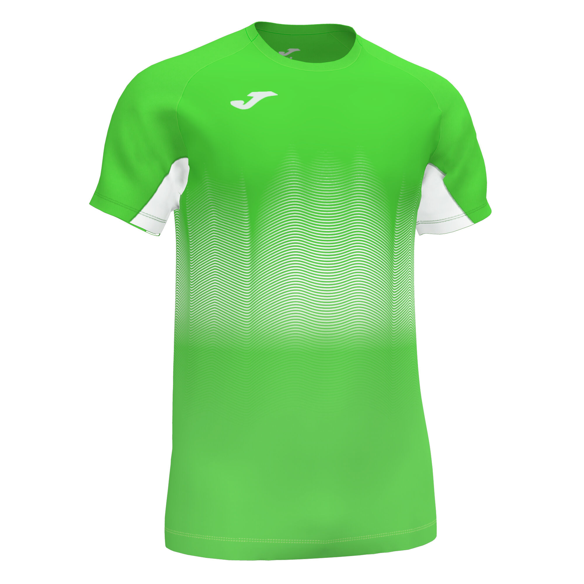 Koszulka z krótkim rękawem mężczyźni Elite VII fluorescencyjny zielony bialy