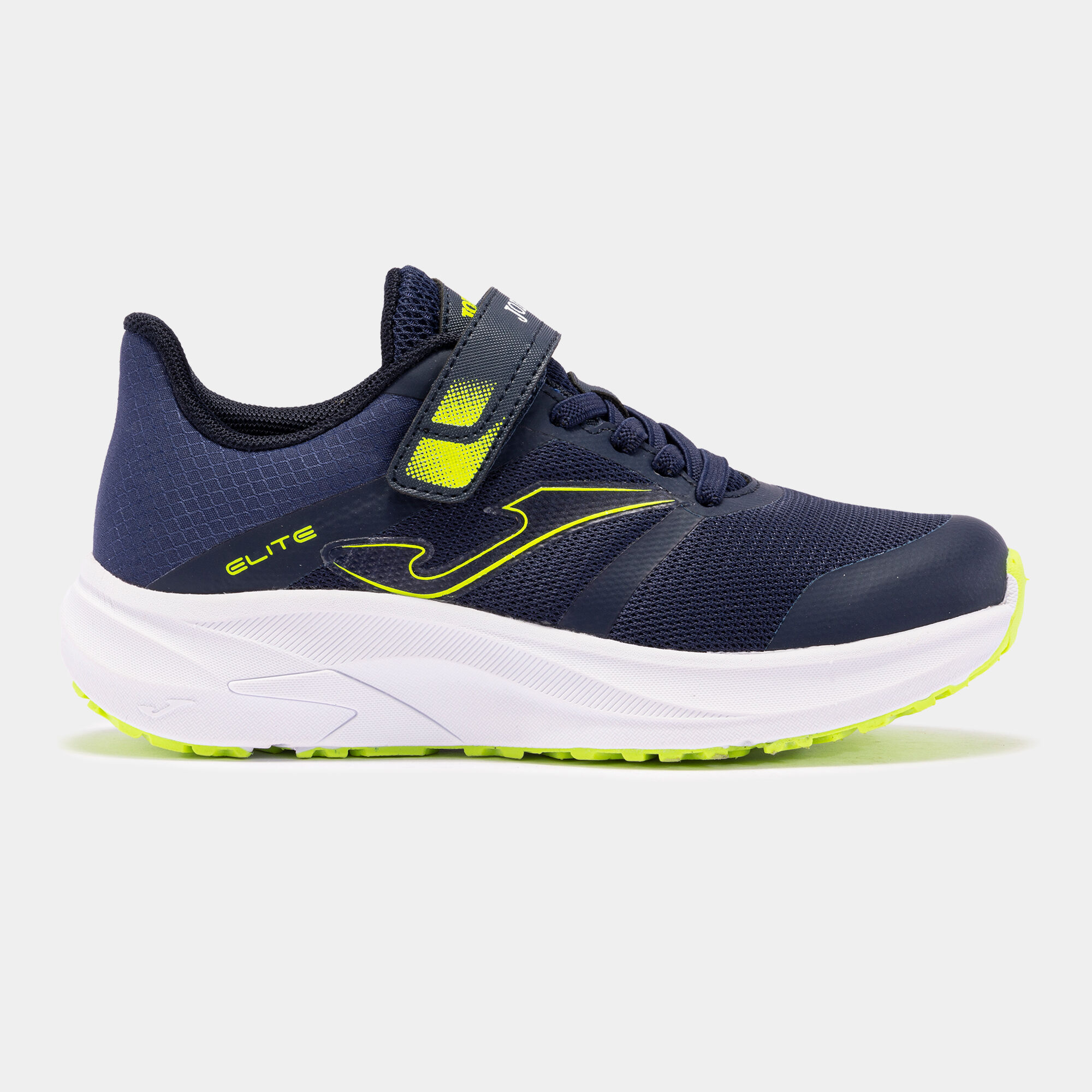Chaussures casual Elite Jr 24 junior bleu marine jaune fluo