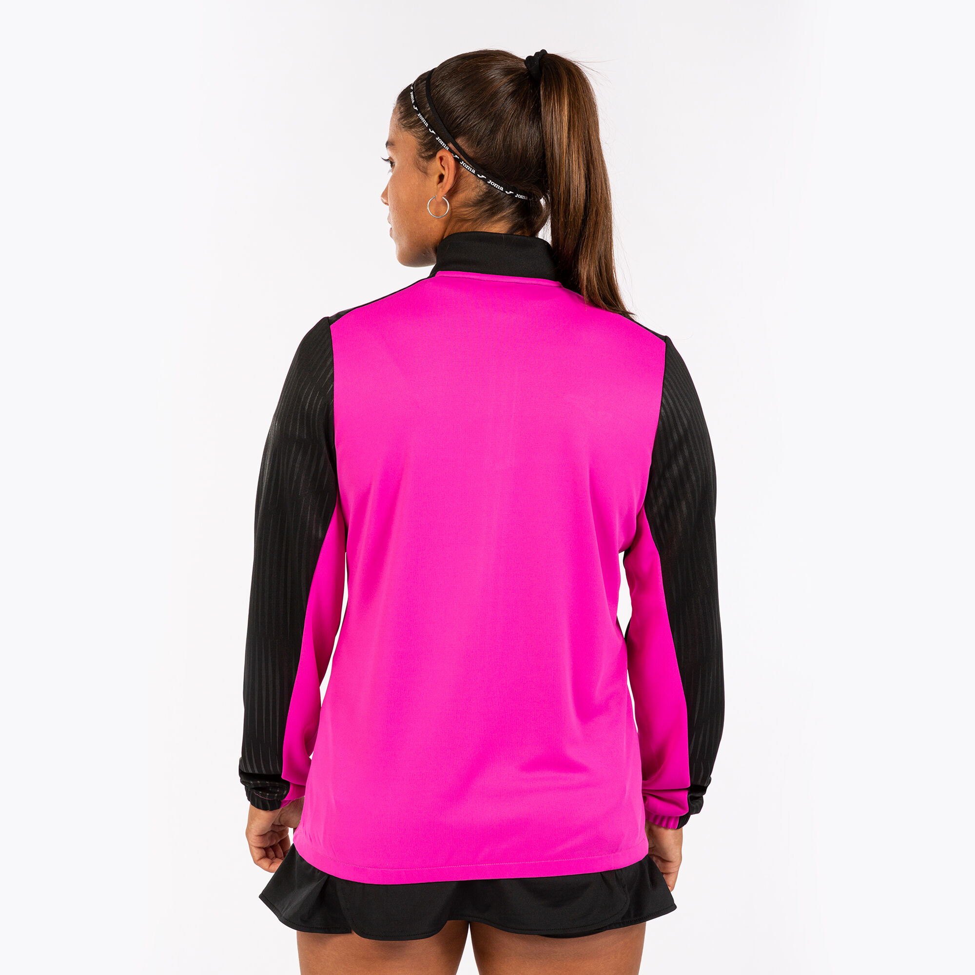 Jachetă damă Montreal roz fosforescent negru