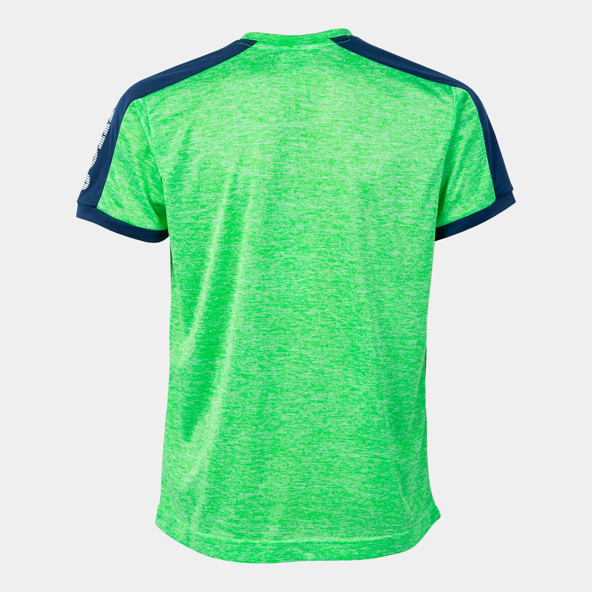 Shirt short sleeve man Escanu fluorescent green melange gray navy blue