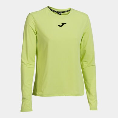 Long sleeve shirt woman Challenge lime