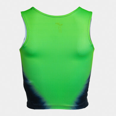 Top mujer Elite XI verde flúor marino