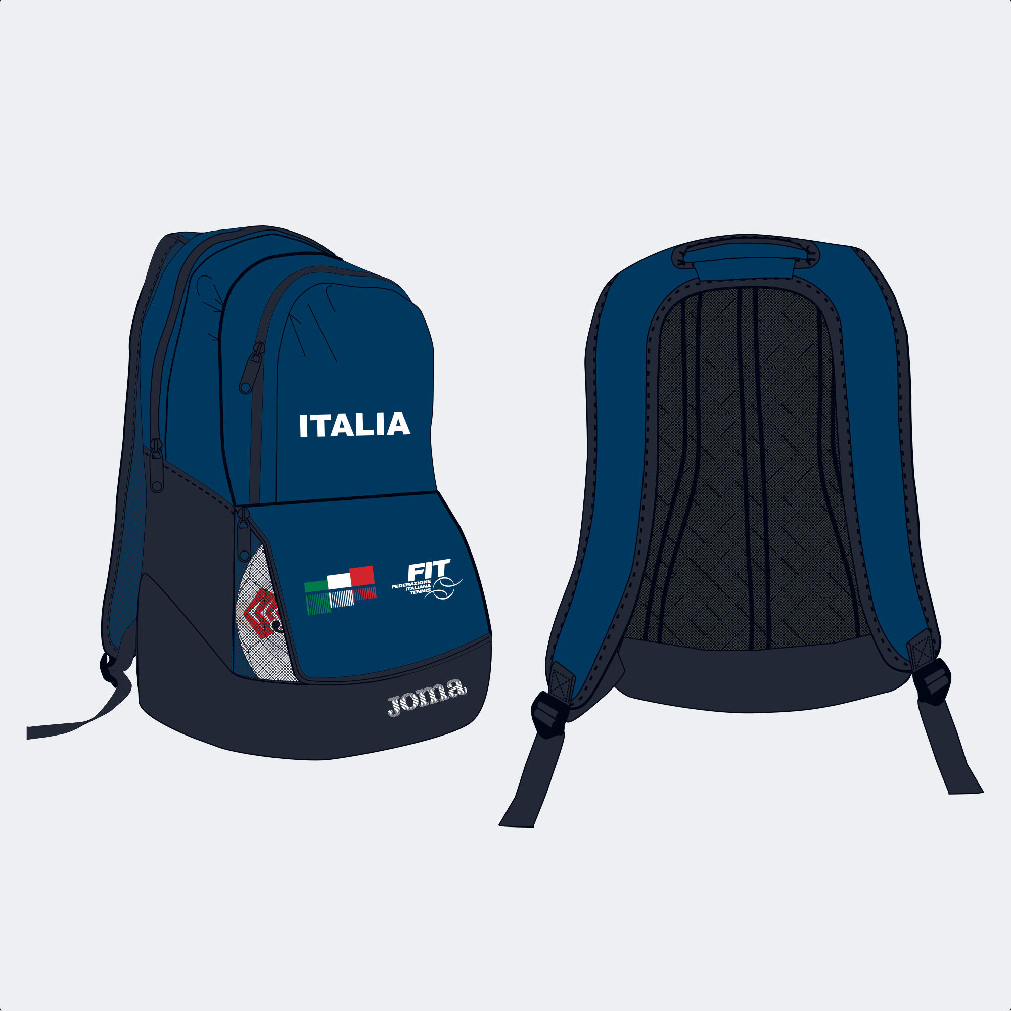 Backpack - shoe bag Italian Tennis And Padel Federation