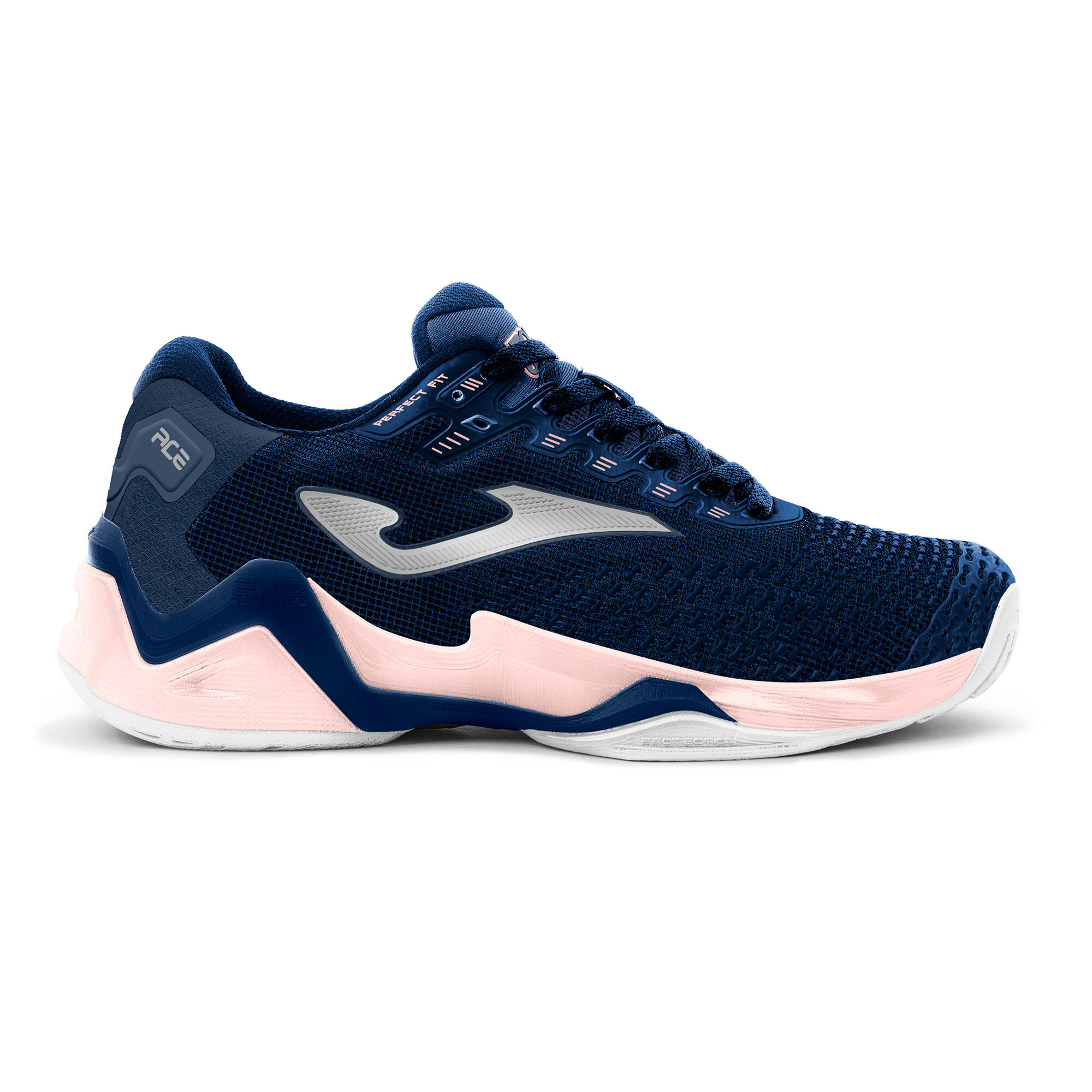 Shoes T.Ace Lady 23 clay woman navy blue pink