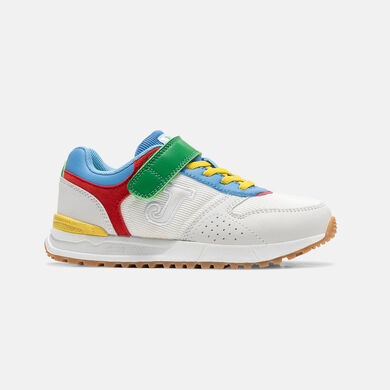 Pantofi sport casual Tornado Jr 26 junior alb verde albastru
