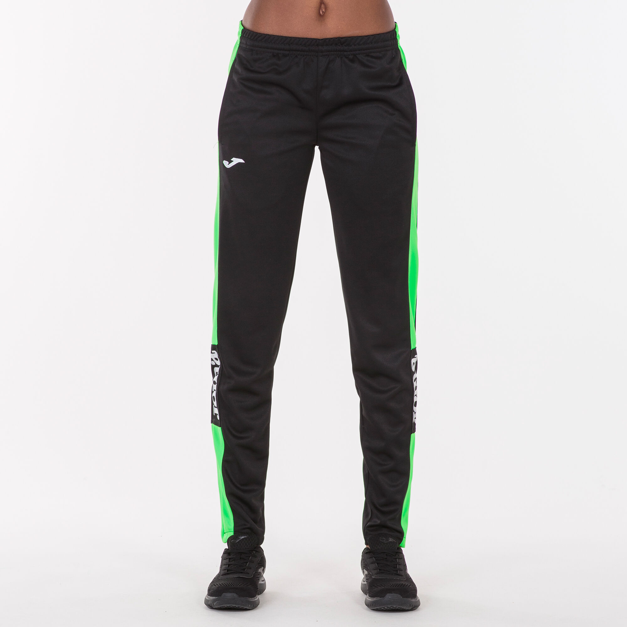 Calça comprida mulher Championship IV preto verde fluorescente
