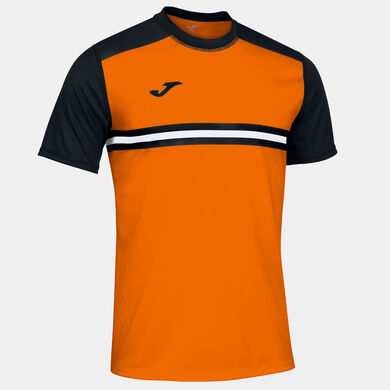 Camiseta manga corta hombre Hispa IV naranja negro