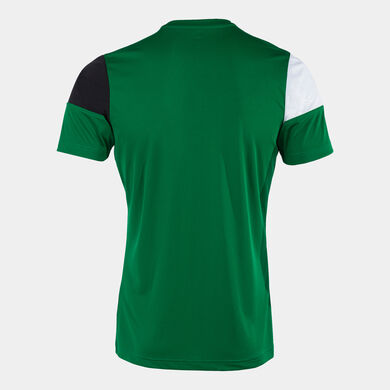 Maglia a manica corta uomo Crew V verde nero bianco