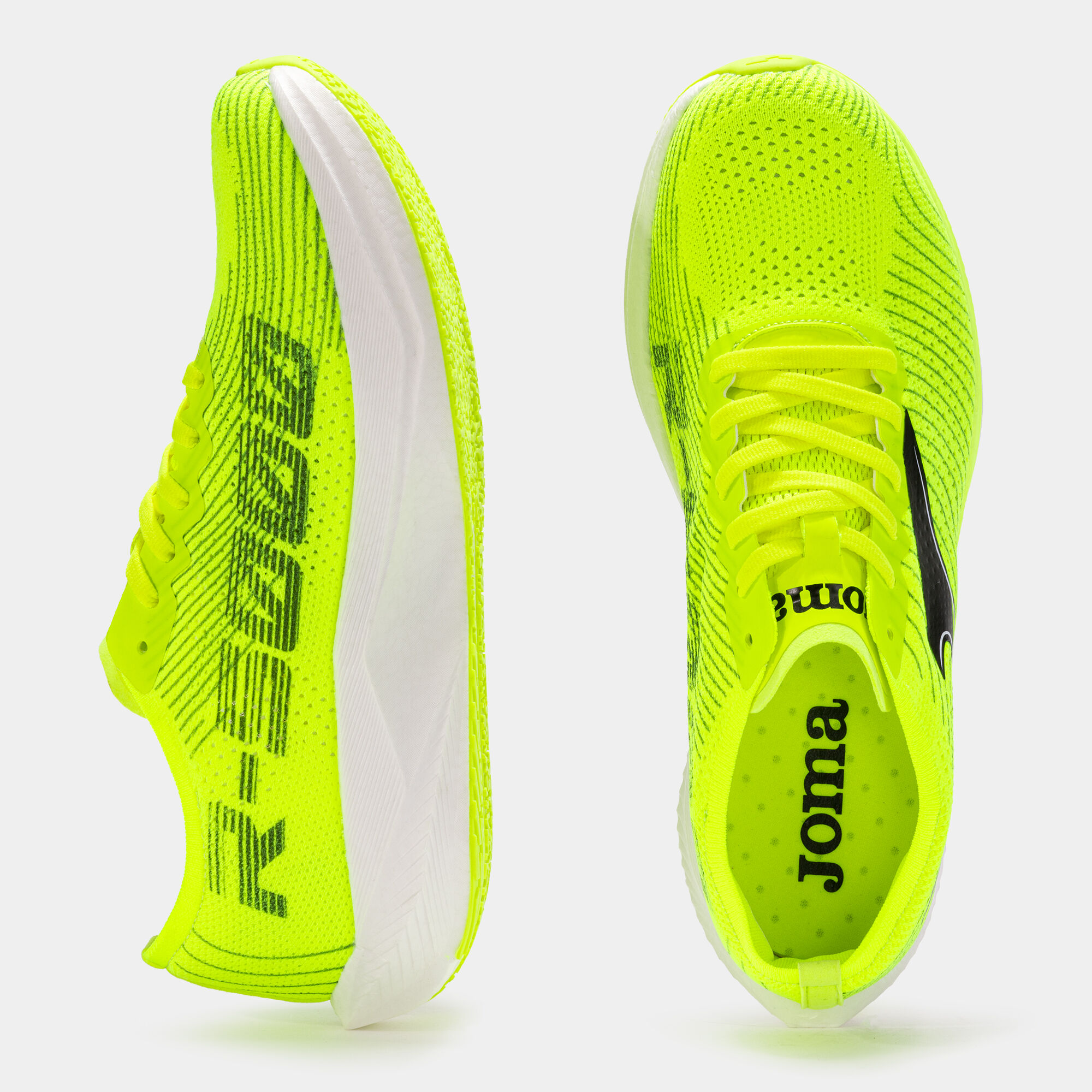 Fluorescent yellow running shoes online