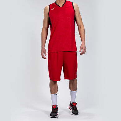 Set uomo Campus rosso nero