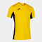 T-shirt manga curta homem Superliga amarelo preto