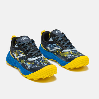 Trail-running shoes Sima Jr 26 junior navy blue yellow