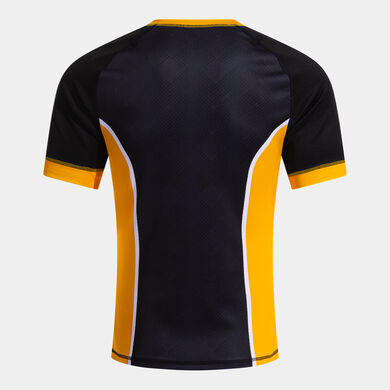 Camiseta manga corta hombre Myskin III negro amarillo