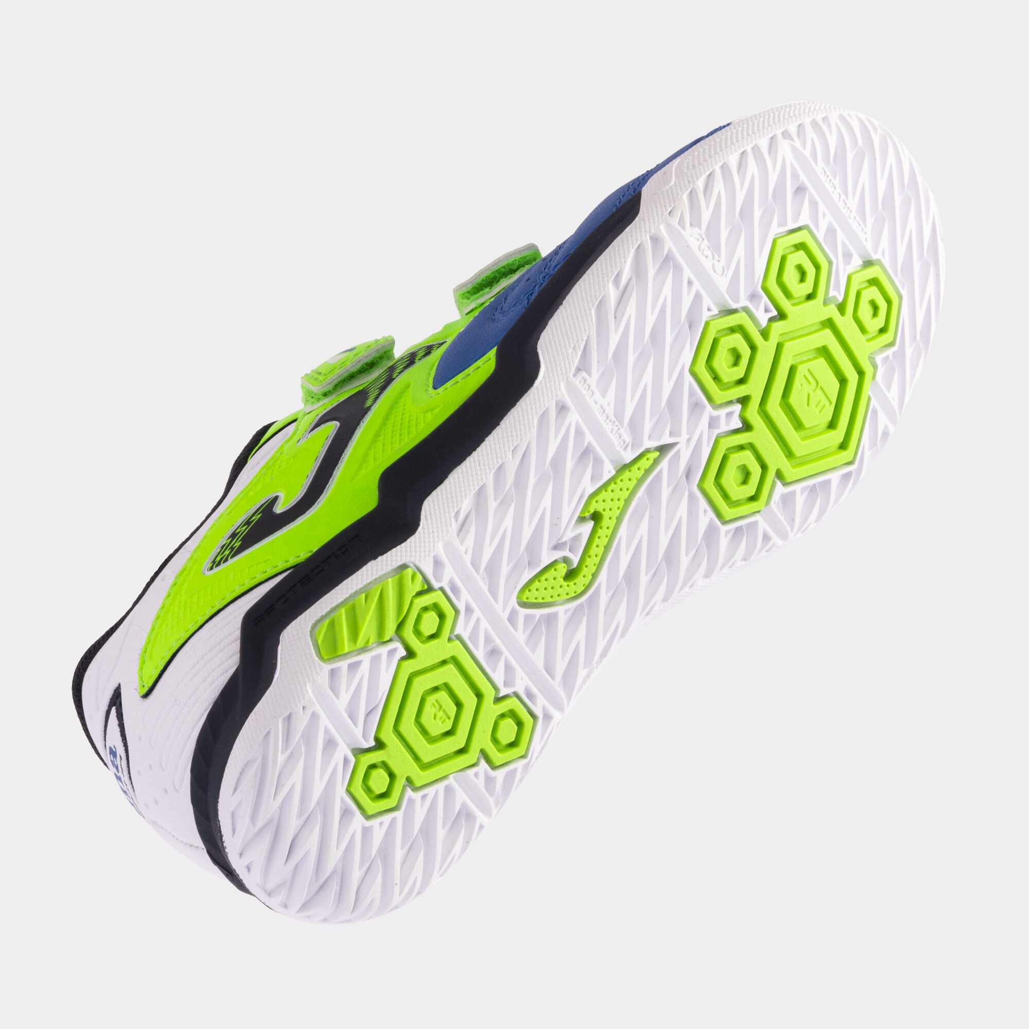 Futsal shoes Cancha Jr 24 indoor junior royal blue green | JOMA®