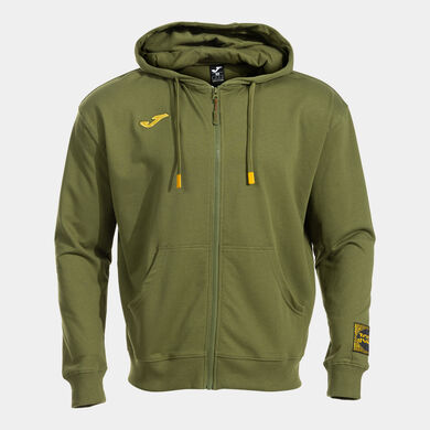 Chaqueta con capucha unisex Combat verde