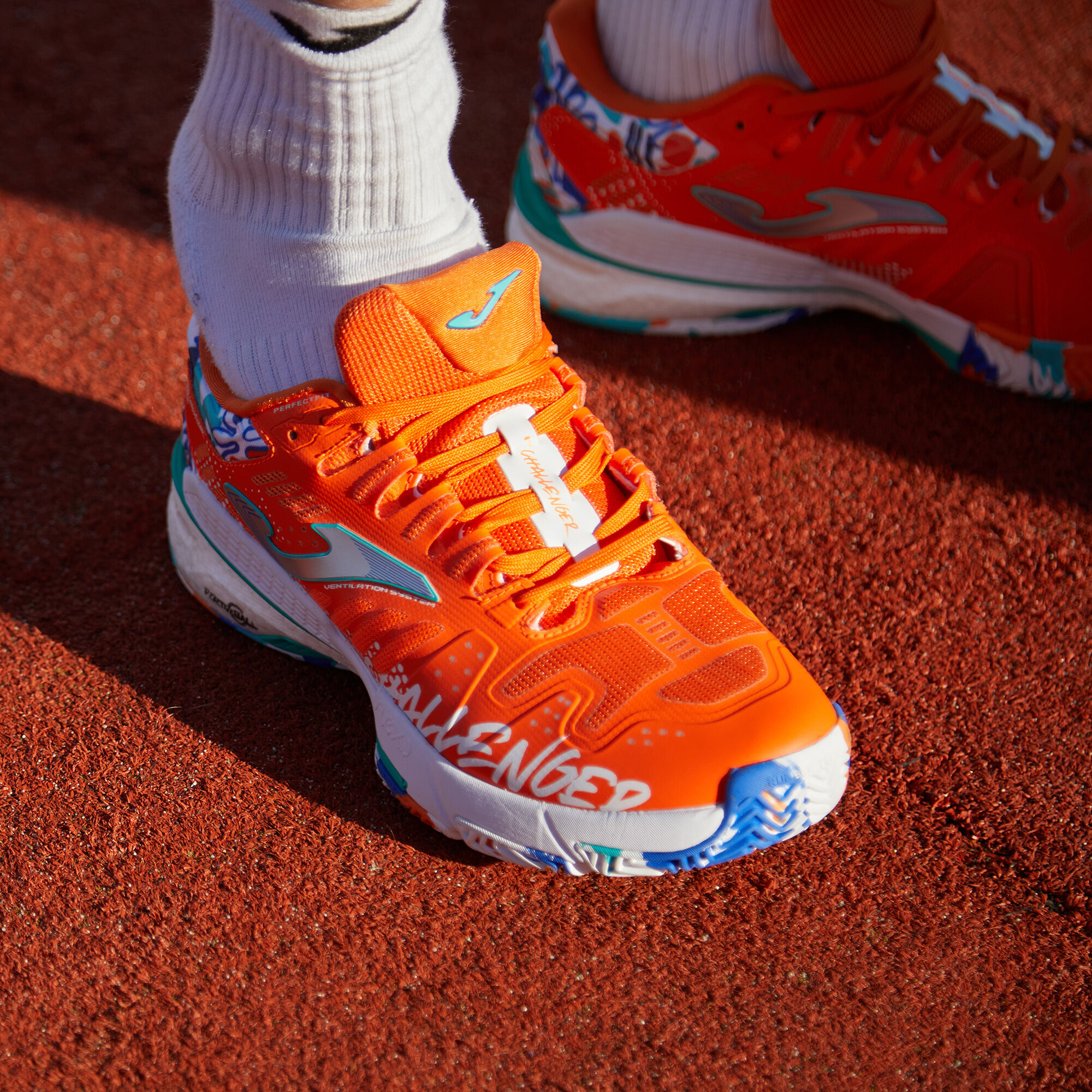 Zapatillas WPT Challenger clay hombre naranja
