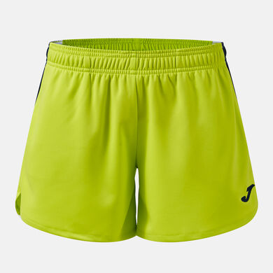 Pantaloncini donna Terra lime blu scuro