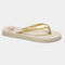 Chanclas casual S.Orion Lady 25 mujer blanco oro