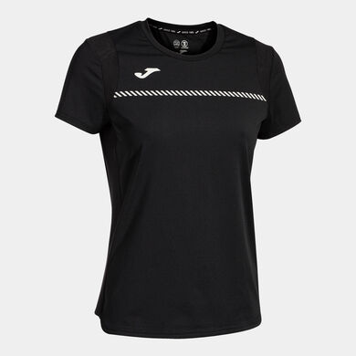 Maglia a manica corta donna Smash nero