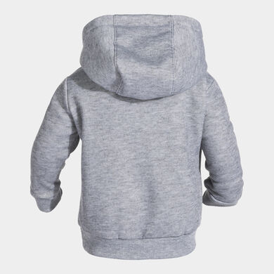 Sweat à capuche junior Lion gris melange