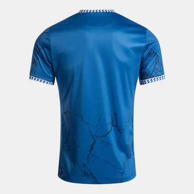 Shirt short sleeve man Gold VII royal blue white