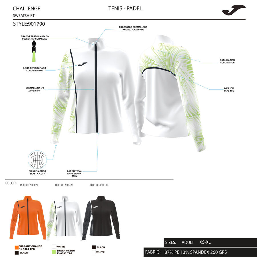 CHAQUETA CHALLENGE