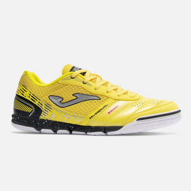 Zapatillas f&uacute;tbol sala Mundial 26 indoor amarillo